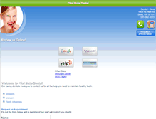 Tablet Screenshot of pilotbuttedental.com